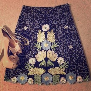 Miss Me Embroidered Skirt